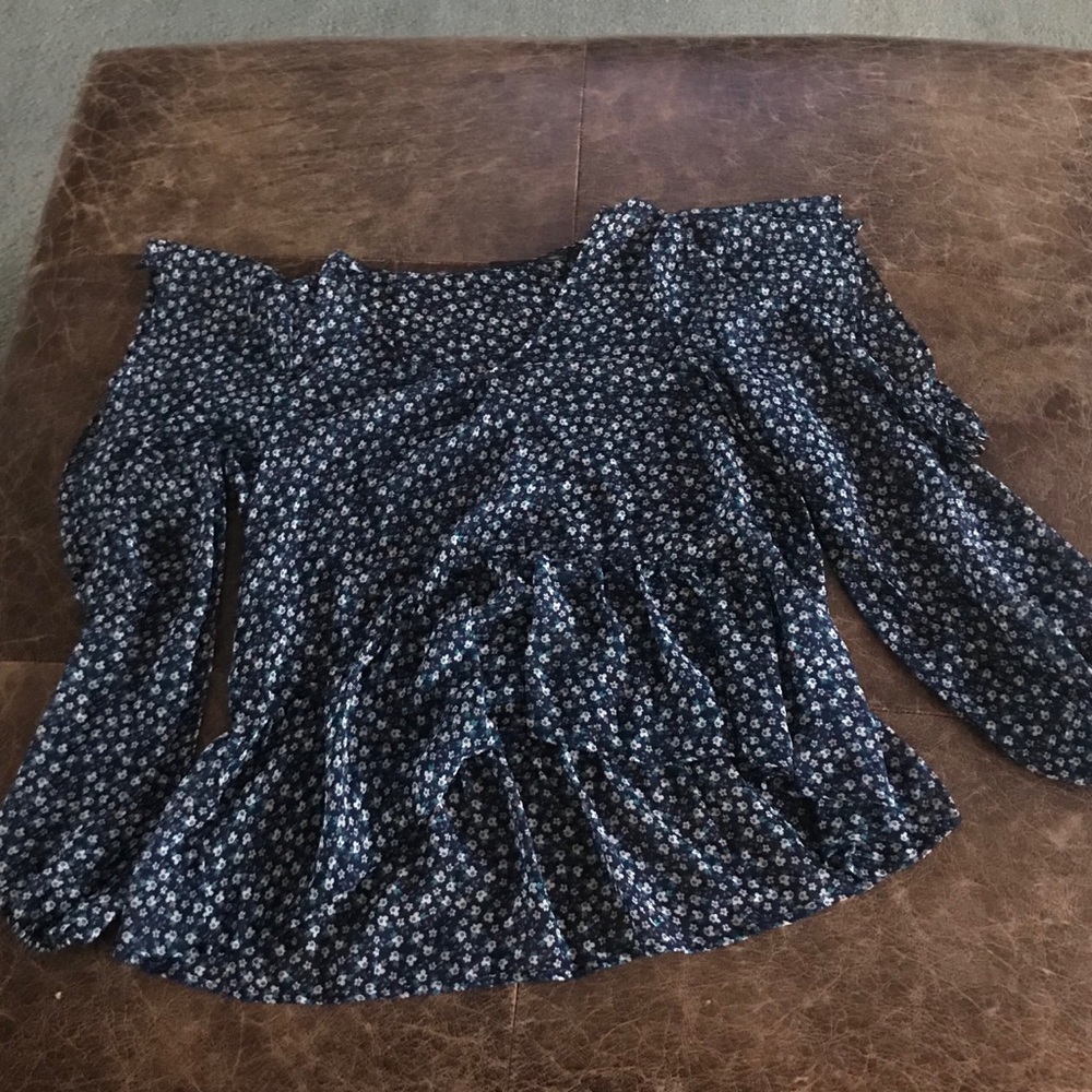 Halogen Chiffon blouse - blue
